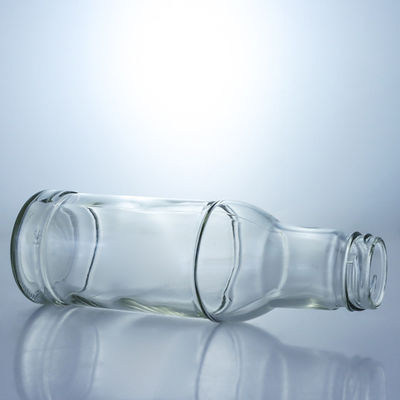 Garrafa de vidro de capacidade personalizada para sumo Leite Ketchup Salada Chuli Sauce 320ml