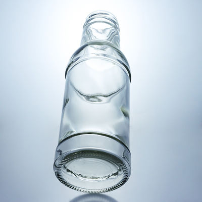 Garrafa de vidro de capacidade personalizada para sumo Leite Ketchup Salada Chuli Sauce 320ml