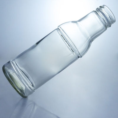 Garrafa de vidro de capacidade personalizada para sumo Leite Ketchup Salada Chuli Sauce 320ml
