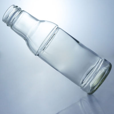Garrafa de vidro de capacidade personalizada para sumo Leite Ketchup Salada Chuli Sauce 320ml