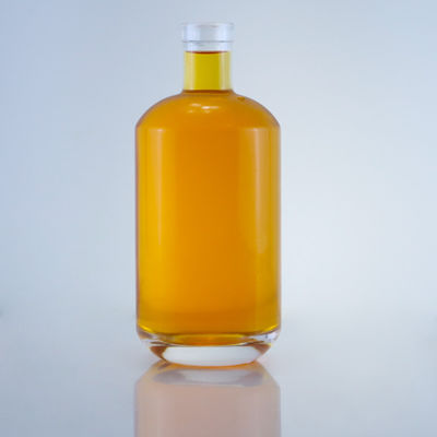 Garrafa de vidro de 375 ml, 500 ml, 700 ml, 750 ml e 1000 ml para bebidas alcoólicas com rolha e tampa de parafuso