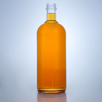 Garrafa de vidro de 375 ml, 500 ml, 700 ml, 750 ml e 1000 ml para bebidas alcoólicas com rolha e tampa de parafuso