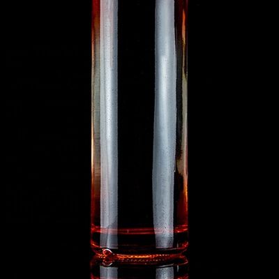Revestimento Cor Vermelha 750 ml Tequila Botella de Vidro com Design Único e Cortiça