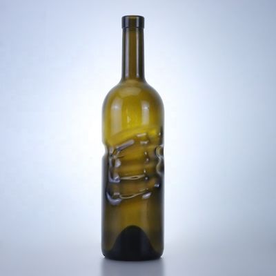 500 ml 750 ml Limpo Flint Gin Rum Champagne Tequila Liquor Garrafa de vidro com cortiça