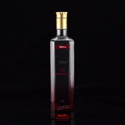 Superfície gravada 750 ml garrafa de vidro para colar industrial e de vidro no México Tequila