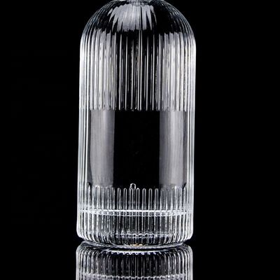 500ml 700ml SCREW CAP Super Flint Glass Botella de uísque vazia para design clássico redondo
