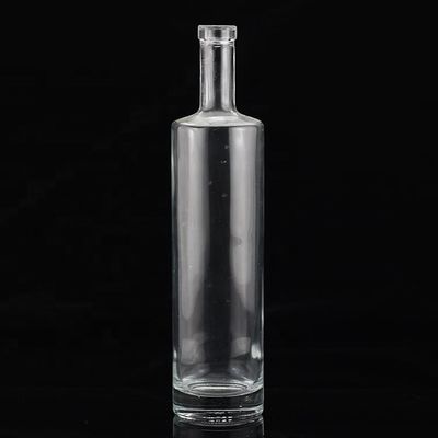 Bottle de vidro de ombro plano para classe Tequila mexicana Vinho licoroso