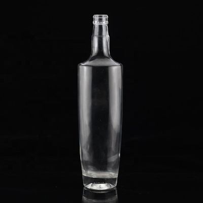 Bottle de vidro de ombro plano para classe Tequila mexicana Vinho licoroso