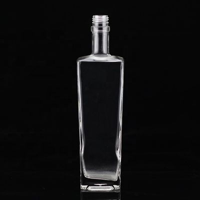 Bottle de vidro de ombro plano para classe Tequila mexicana Vinho licoroso