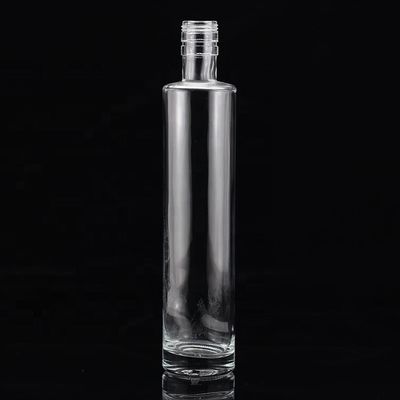 Bottle de vidro de ombro plano para classe Tequila mexicana Vinho licoroso