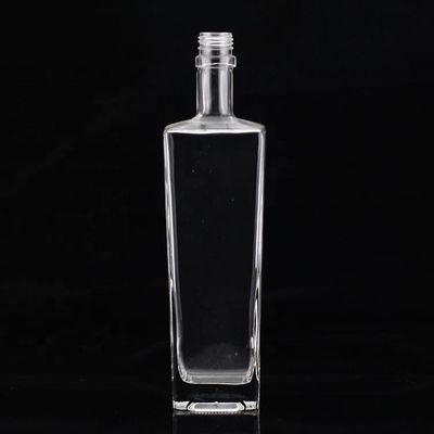 Bottle de vidro de ombro plano para classe Tequila mexicana Vinho licoroso