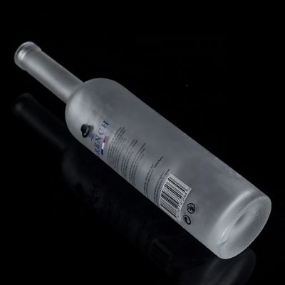 Forma clássica 700ml 750ml Frito Botão de Vidro de Vodka Aplique para Embalagem de Bebidas