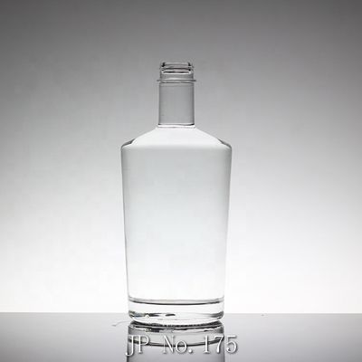 800ml 1000ml 3000ml Garrafa de vidro de whisky de grande capacidade redonda 500ml garrafa de água de vidro quadrado