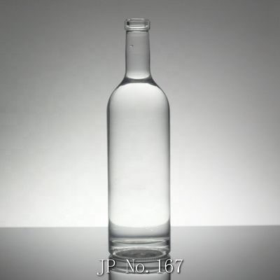 800ml 1000ml 3000ml Garrafa de vidro de whisky de grande capacidade redonda 500ml garrafa de água de vidro quadrado