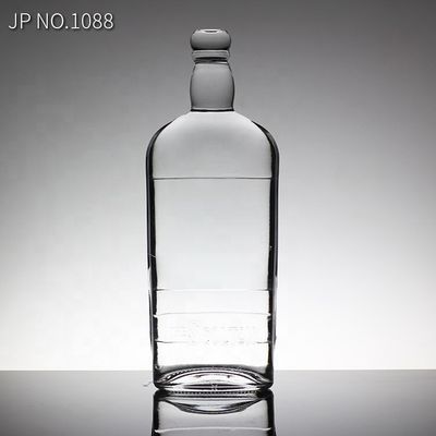 800ml 1000ml 3000ml Garrafa de vidro de whisky de grande capacidade redonda 500ml garrafa de água de vidro quadrado