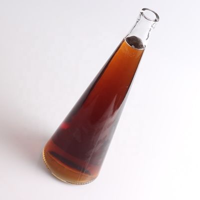75cl Erlenmeyer Flask Conical Bottle Flask de vidro de fundo fino construído para tequila