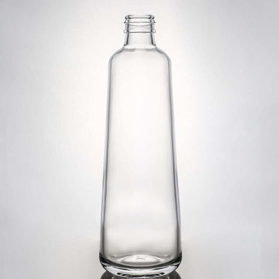 Material Base Vidro Personalizado 500ml 700ml 750ml Super Flint Round Clear Glass Bottle