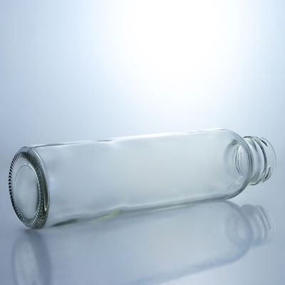 250ml 320ml 500ml 750ml 1L Clear Milk Juice Water Glass Bottle com logotipo personalizado
