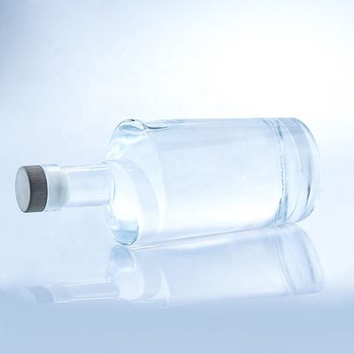 Material do colarinho Vidro 750 ml Botões de vidro de forma torcida para transparência ou personalizado