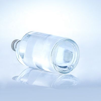 Material do colarinho Vidro 750 ml Botões de vidro de forma torcida para transparência ou personalizado