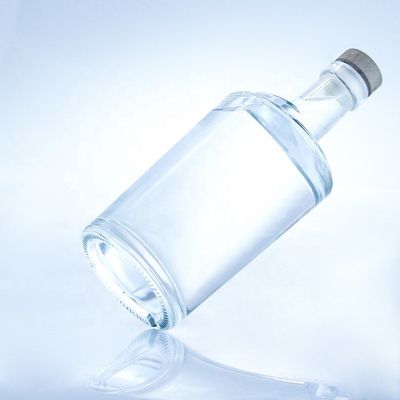 Material do colarinho Vidro 750 ml Botões de vidro de forma torcida para transparência ou personalizado