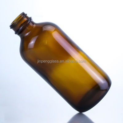 Garrafa de cerveja de vidro vazia de 350 ml com cortina de seda e estampagem a quente