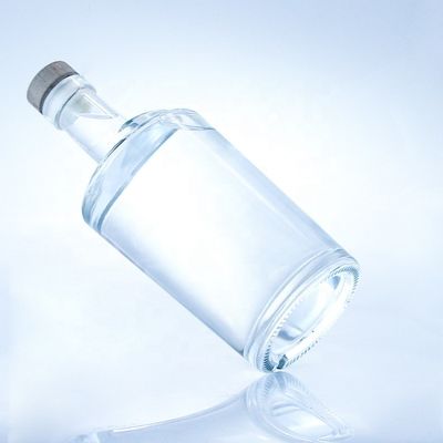 Material do colarinho Vidro 750 ml Botões de vidro de forma torcida para transparência ou personalizado