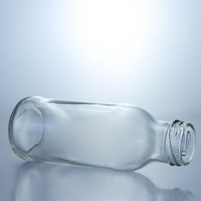 Material do corpo Vidro Garrafa de café com tampa de parafuso Garrafa de leite transparente 250 ml 500 ml