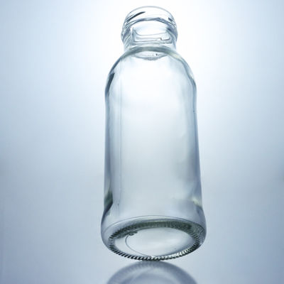Material do corpo Vidro Garrafa de café com tampa de parafuso Garrafa de leite transparente 250 ml 500 ml