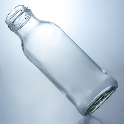 Material do corpo Vidro Garrafa de café com tampa de parafuso Garrafa de leite transparente 250 ml 500 ml
