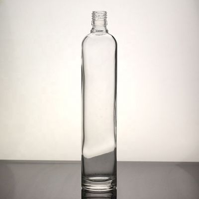 Serigrafia Distintivo Alto Flasca fina Longa Garrafa de vidro Vodka 500ml 750ml