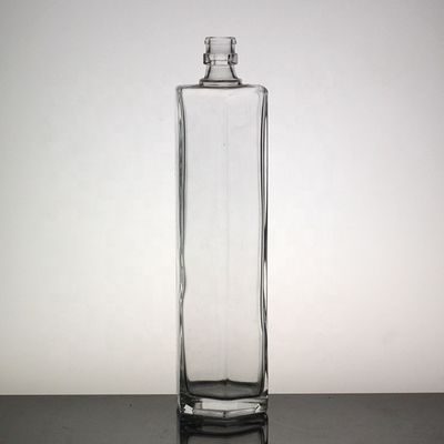 Serigrafia Distintivo Alto Flasca fina Longa Garrafa de vidro Vodka 500ml 750ml