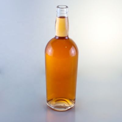 Collar de vidro 750 ml 700 ml garrafa redonda para venda de bebidas