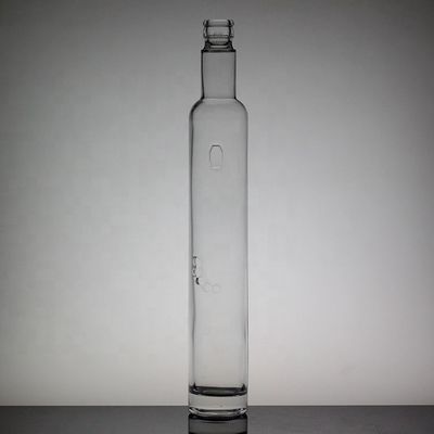 Serigrafia Distintivo Alto Flasca fina Longa Garrafa de vidro Vodka 500ml 750ml