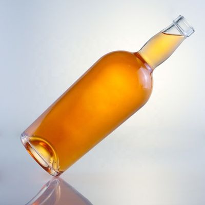 Collar de vidro 750 ml 700 ml garrafa redonda para venda de bebidas