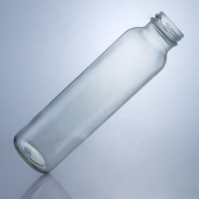 Bebidas Industriais Bottle de água de vidro de flint com tampa de parafuso 350 ml 500 ml 750 ml