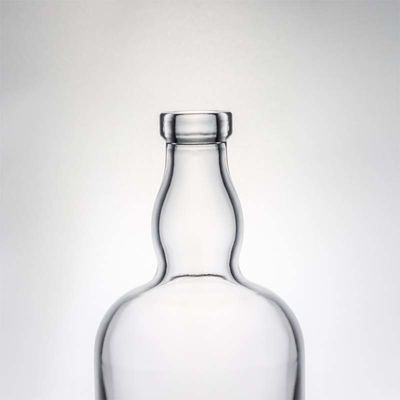 Garrafa de vidro de pedra de forma redonda de 500 ml, 700 ml e 1000 ml, com rolha para outras bebidas