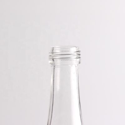 Garrafa de vidro Super Flint 750 ml Garrafa de vidro de sumo com tampa de alumínio
