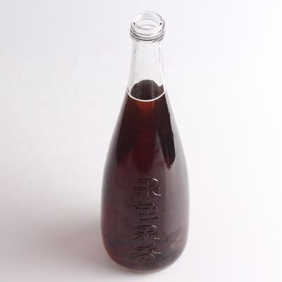 Garrafa de vidro Super Flint 750 ml Garrafa de vidro de sumo com tampa de alumínio