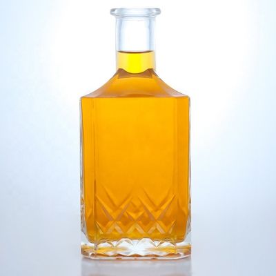 375 ml 500 ml 700 ml 750 ml 1000 ml Gin de licor de Oslo Whisky Glass Vodka Fota com tampa de cortiça