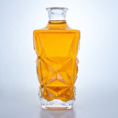 375 ml 500 ml 700 ml 750 ml 1000 ml Gin de licor de Oslo Whisky Glass Vodka Fota com tampa de cortiça