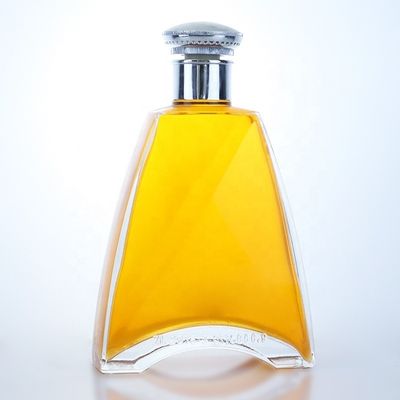 375 ml 500 ml 700 ml 750 ml 1000 ml Gin de licor de Oslo Whisky Glass Vodka Fota com tampa de cortiça