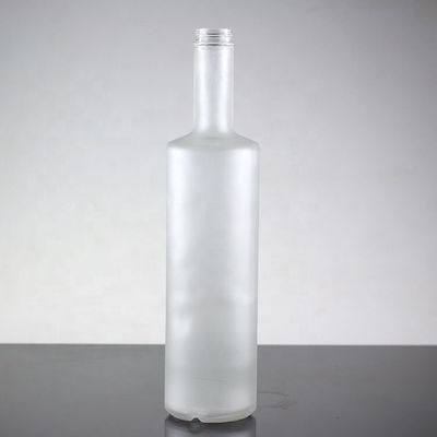 Garrafa de vodka de vidro industrial congelado de 750 ml para fabricação e comercialização