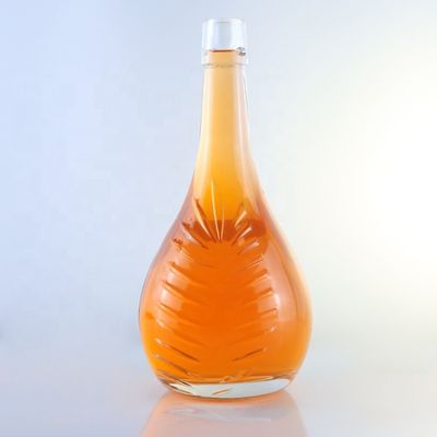 Champagne 1L garrafas de vidro com impressão de tela Decal e vedação de cortiça opção personalizada