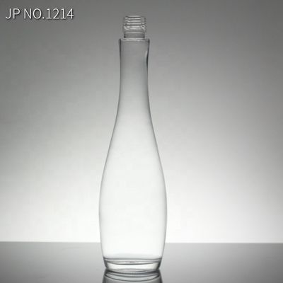 Super Flint Bottle Crystal Glass Brandy Bottle com tampa de parafuso para suas necessidades