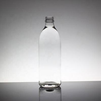 Garrafa com tampa de parafuso de vidro transparente feita sob medida para suco ou bebida de refrigerante 330ml 500ml 750ml