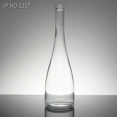 Super Flint Bottle Crystal Glass Brandy Bottle com tampa de parafuso para suas necessidades
