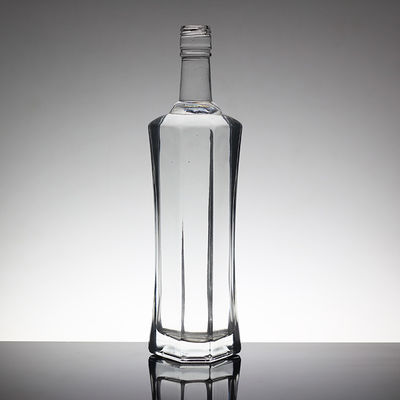 Flint Acid Etch Botas de vidro de forma única para rum Liquor Brandy Whisky Vodka Tequila