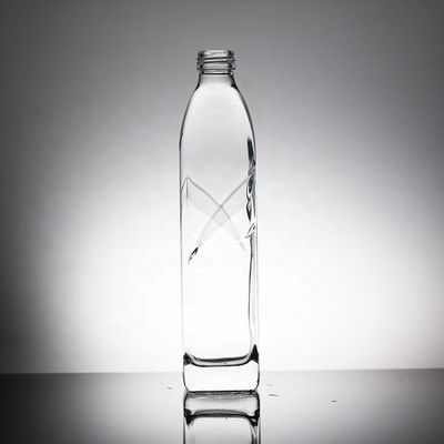 Garrafa de água mineral de vidro de 750 ml com tampa de parafuso Tipo de vedação para água benta