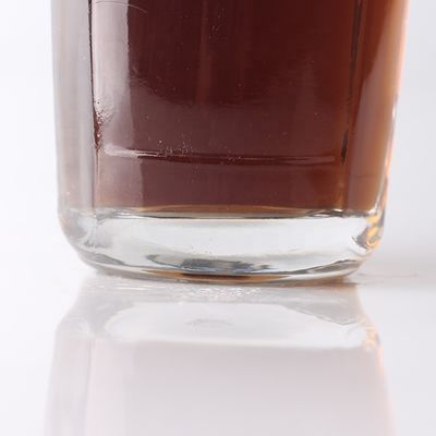 375ml Logotipo personalizado gravado em forma de gota de lágrima Botella de vidro de gin rum com rolhas para bebidas alcoólicas